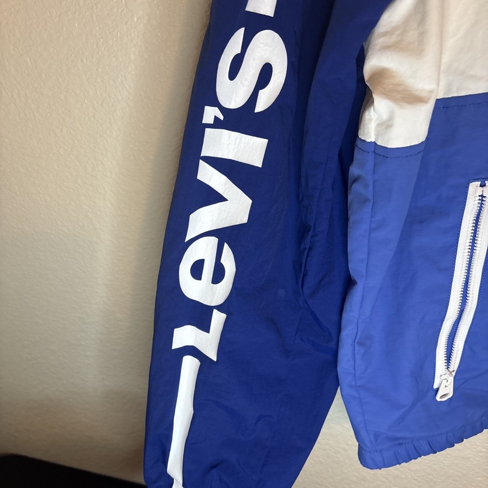 Levi's‎ Colourblock Stand Collar Jacket Men's  Size XL Windbreaker Jacket - Picture 4 of 16